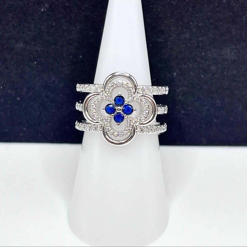 Bomb Party BP September Ring Laced In Lightening Size 7